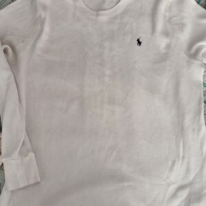 Ralph Lauren White Thermal Warm Xxl